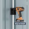 HOSOM 6 Pack Rounded Door Hinges 3.5 x 3.5 inch 1/4 Radius Matte Black.