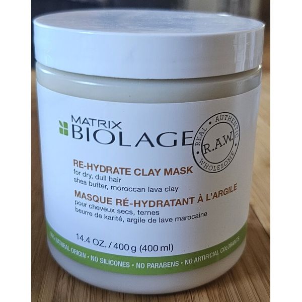 New Matrix Biolage Re-Hydrate Clay Mask For Dry Dull Hair
