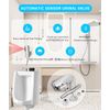 AYNEFY Automatic Sensor Urinal Valve,Wall Mounted Automatic Sensor Touchless Bathroom Toilet Urinal Flush Valve Infrared Intelligent Sensor Urinal Flush Valve