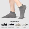 wernies No Show Men Socks, Low Cut Ankle Sock, Men Short Socks Casual Cotton Socks Size 11-13