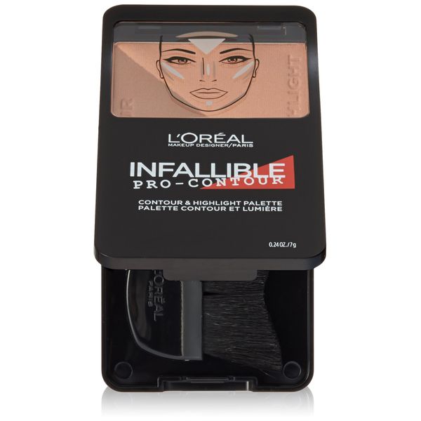 L'Oréal Paris Infallible Pro Contour Palette, Deep/Profound, 0.24 oz.