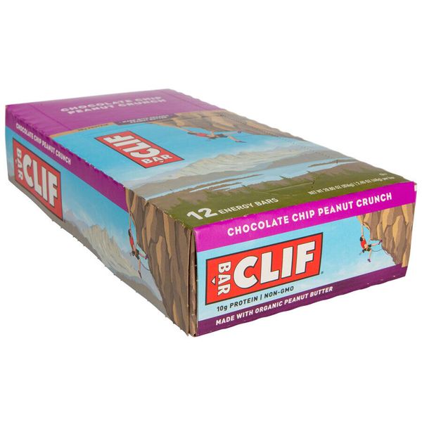 Clif Bar Original: Chocolate Chip Peanut Crunch Box of 12