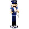 Santa's Workshop 70060 Policeman Nutcracker, 14" Tall, Blue/Black