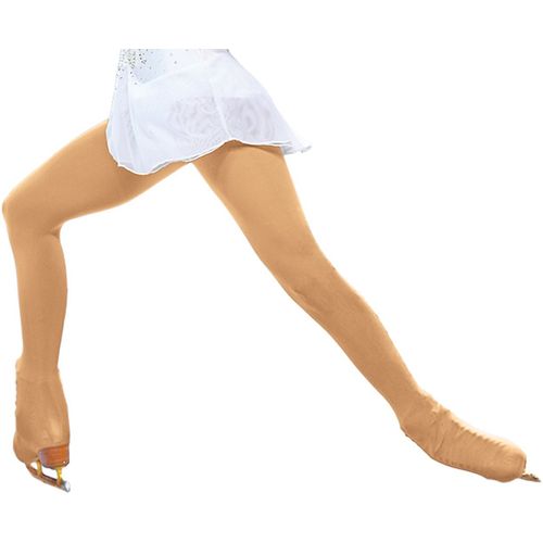 ChloeNoel Figure Skating Light Tan Over The Boot Tights TB8832 Light Tan Child Small (6-8