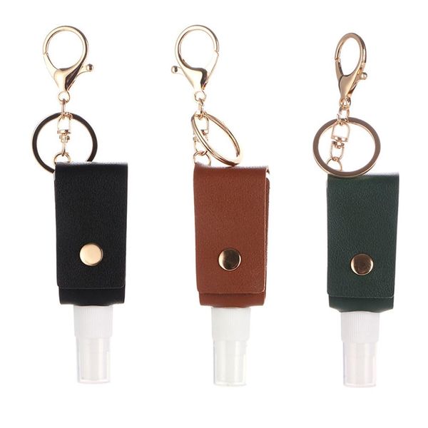 ZHUOEEDAAY 3PCS Portable Squeeze Bottle Keychain Portable Squeeze Bottle Refillable Bottle Hand Sanitizer Essential Oil for Hand Sanitizer, Travel, Outdoor Activities, School