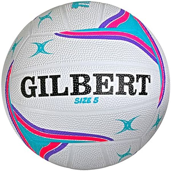 Gilbert APT Outdoor Netball Training/Practice Balls - PURPLE Size 5 (Qty: 4)