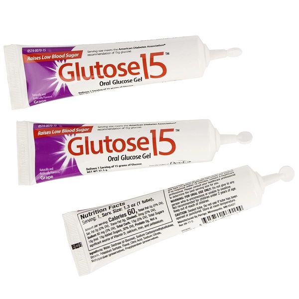 GLUTOSE GRAPE 3/BX TUBES 15Gram