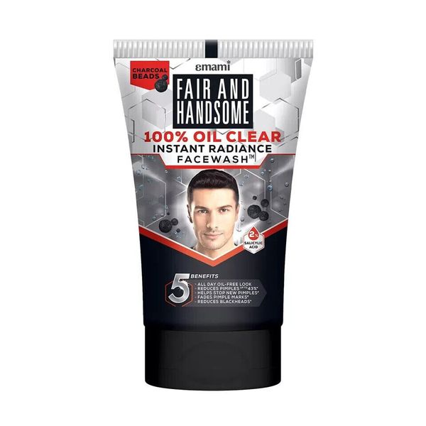 Emami Fair And Handsome Face Wash For Men, Oily Skin 100gm