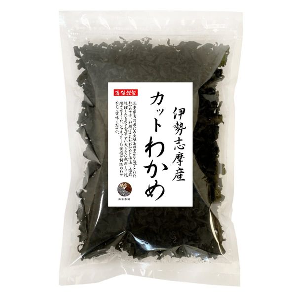 Seaweed Honpo Wakame Cut Wakame Seaweed 3.5 oz (100 g), Made in Japan, Ise Shima in Mie Prefecture