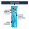 Sea to Summit Breeze Sleeping Bag Liner, Rectangular w/Pillow
