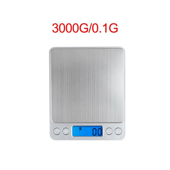 Digital Kitchen Scale 3000g/ 0.1g, Pocket Food Scale 6 Units Conversion,  LCD