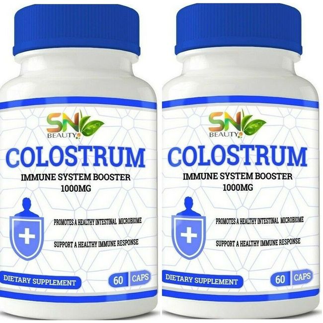 2 Colostrum 120 Caps de Calostro Bovino.Aumenta defensas y sistema inmune immune