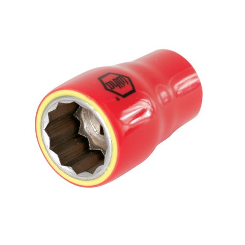 Wiha 31608 Insulated 1/2" Drive Metric Sockets, 8mm