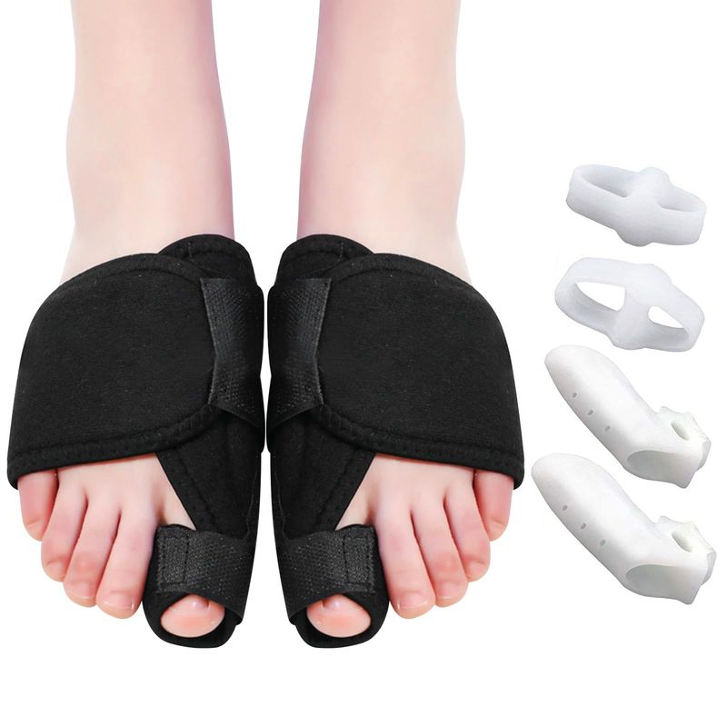 MJFENDAI Bunion Toe Separators Gel, Adjustable Bunion Corrector Big Toe ...