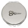 Scissors Compact Mirror Handbag Gift With Free Engraving 312