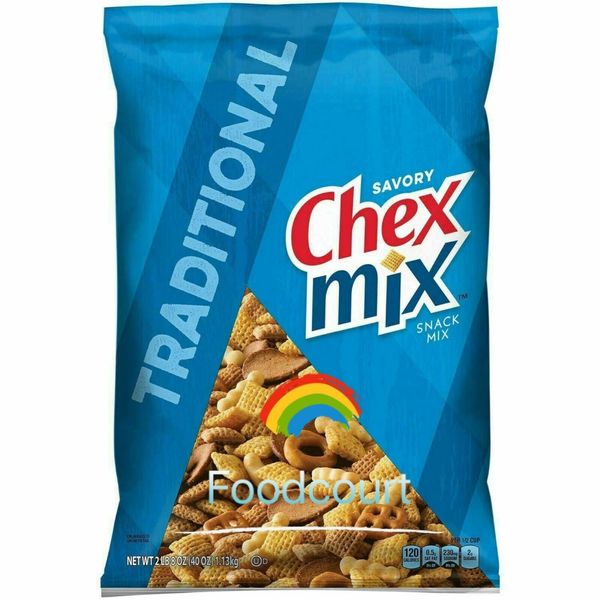 Chex Mix Traditional Savory Snack Mix Party Size 40 OZ