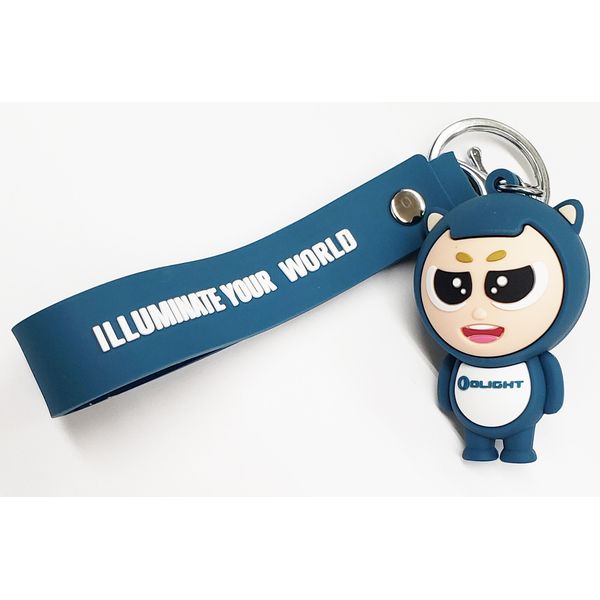 Olight Omascot Keychain Universal w/Olight Logo, Illuminate Your World