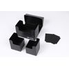 TOYGER Dual Deck Case [Nesting Ultra Versatile Large Capacity Deck Case] with 2 Separators (Black)