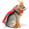 Conversation Concepts Fox Tiny Miniature One Christmas Ornament Gray - Delightful!