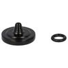 vhbw Shutter Release Button Compatible with Exa 1B Camera - Ergonomic Replacement Button, Metal, Black