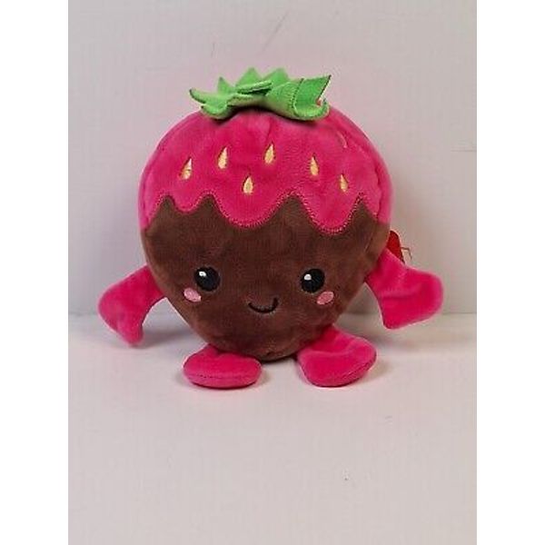 Chocolate Covered Strawberry Stuffed Plush 5" You're Berry Sweet Dan Dee