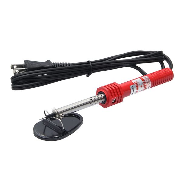 HAKKO Red 501 Soldering Iron for Printed Circuit Board/Electronics, 30 W, Simple Soldering Iron Stand Included