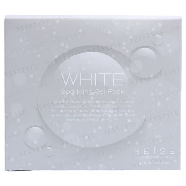 White Sparkling Gel Pack (option: 10g x 9 pcs)