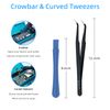 Mcbazel Switch Analog 3D Joystick Replacement & Repair Tool Kit for Switch/Switch OLED/Joy-Con/Switch Lite Controller, 2PCS Joysticks Tri-Wing & Cross Screwdriver Repair Tools