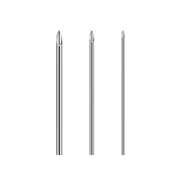 ATOMUS Sterilized Piercing Needles 14G 16G 18G Ear Navel Nipple Piercing Disposable Needles Stainless Steel