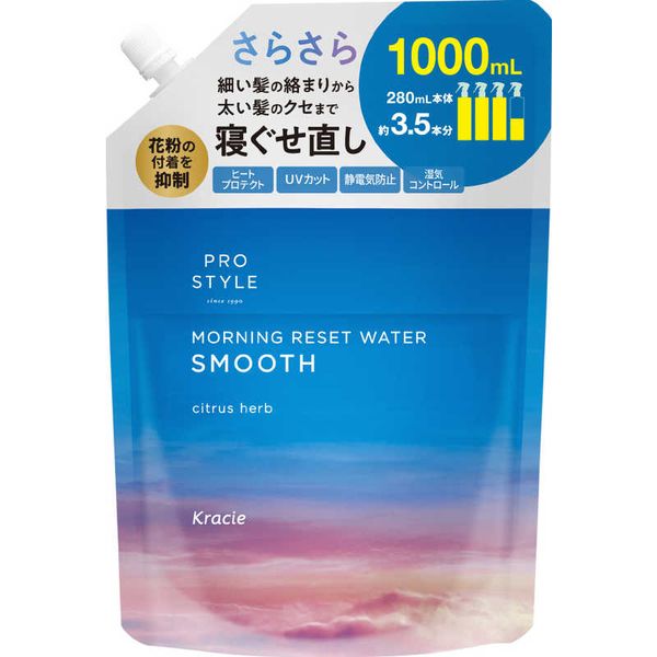 <br>Kracie Prostyle Morning Reset Water Citrus Herb Scent Refill 1000mL