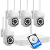 10CH 2MP CCTV PTZ WIFI Wireless Security Night Vision Add-on Camera System 500GB