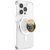 Boho Landscape Floral Mountains PopSockets MagSafe PopGrip for iPhone