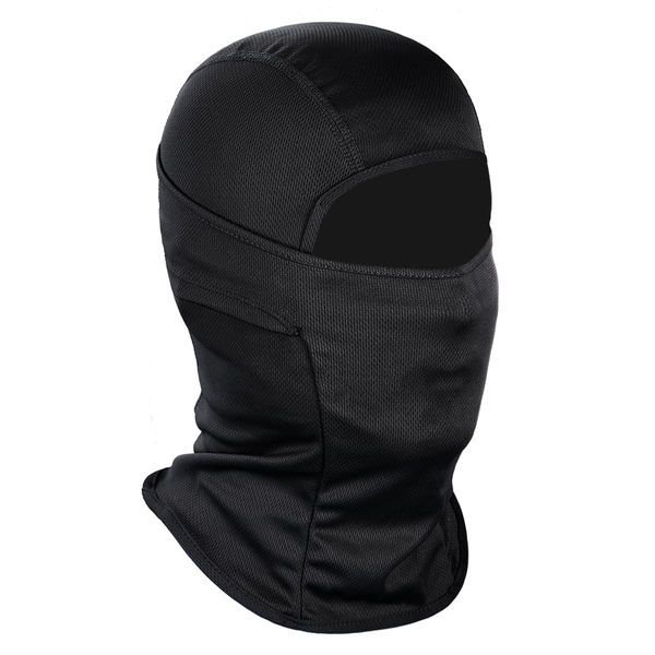 Achiou Ski Mask for Men Women, Balaclava Face Mask, Shiesty Mask UV Protector Lightweight for Motorcycle Snowboard Black