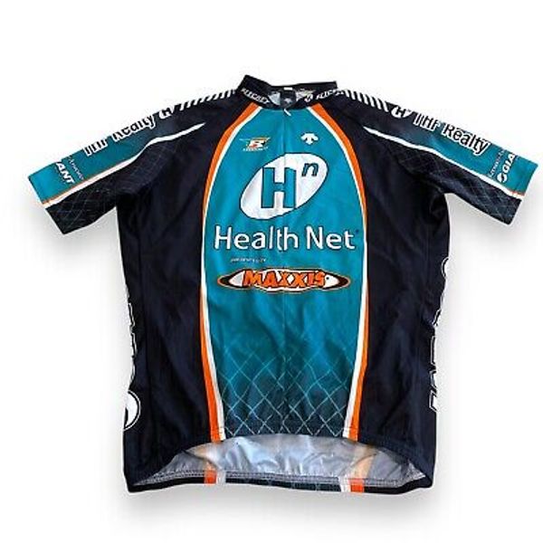 Health Net Pro Cycling Team Maxxis Cycling Jersey Men's XL Descente