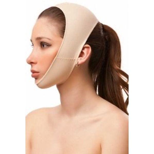Facial Compression & Chin Support Continual Chin Support and Pressure - Large Black
