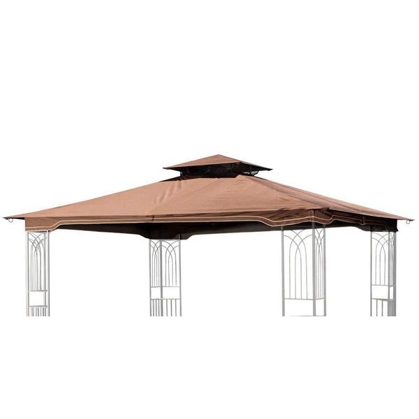 Brown Replacement Gazebo Canopy for 10 x 12 Regency II Patio Gazebo; Easily Update Your Gazebo