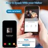 Wireless Video Doorbell Camera with Chime Two Way Audio, Live View, Night Vision