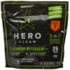Hero Clean Laundry Detergent PACS, Scent 1, 25-Count