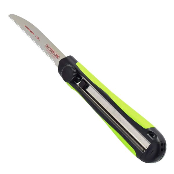 Takagi HANDIWORK Recycled W Saw, Yellow Green