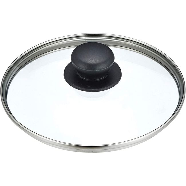 Urushiyama Metal Industry UYG-18 Glass Lid, For Frying Pans, 7.1 inches (18 cm), Glass Lid, Fully Physically Reinforced