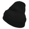 Snowflakes Embroidered Long Beanie - Black OSFM
