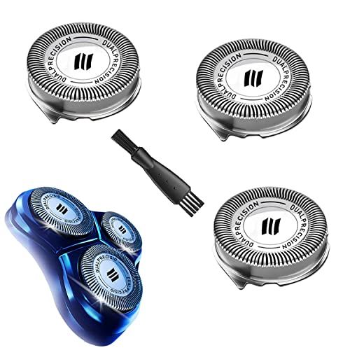HQ8 Replacement Heads for Norelco Aquatec Shavers, Compatible with Philips Razor PT720 AT880 AT810 Heads, HQ8 Blades,3 pcs