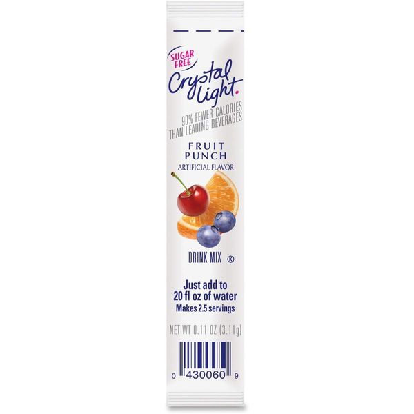 Crystal Light On-The-Go Fruit Punch Mix Sticks