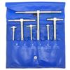 HFS(R) 6 Pc Precision Telescoping Gage Set 5/16" - 6" Range T-Bore Hole Gauges w/Pouch