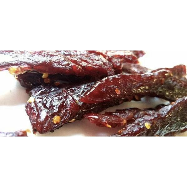 Hot Sweet & Tender Golden Nuggets Jerky Hut Beef Jerky 1/2 Pound Bag Gluten Free