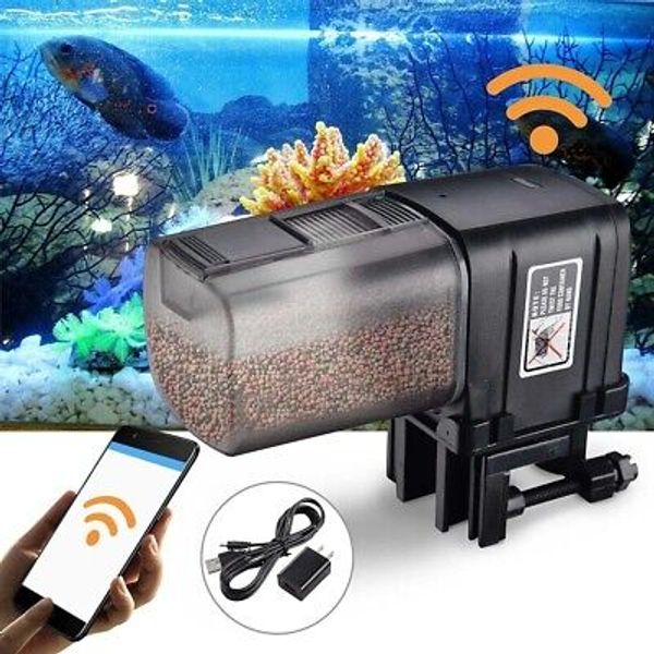 Automatic Wi-Fi Fish Feeder Intelligent Control Fish Tank Smart Feeder