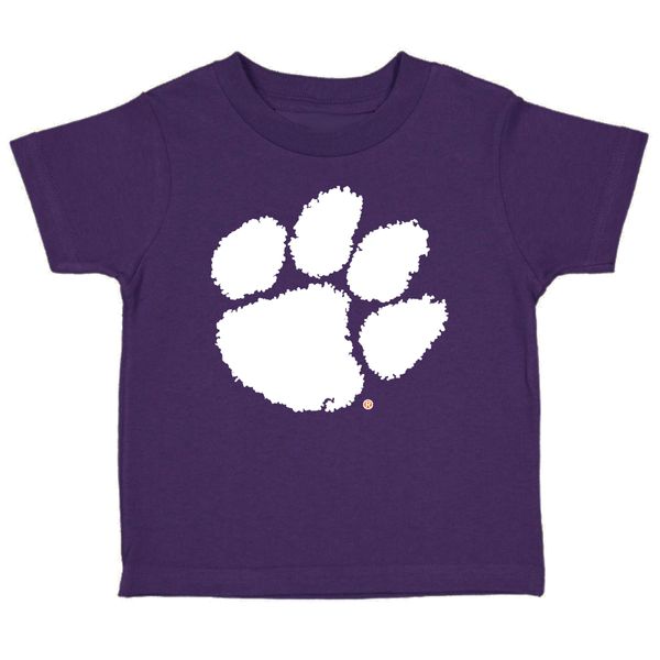 Clemson Tigers Logo Baby/Toddler T-Shirt - Purple (3T)