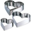 AG 18-8 Heart Shaped Cell Ring 18cm H3cm