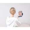 Napure HF-02NV Folding Mirror, M, Navy, Folding Mirror