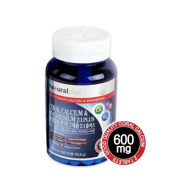 Natural Plus Coral Calcium & Magnesium 120 tablets, 1, Select this product, Select this product from Coupang